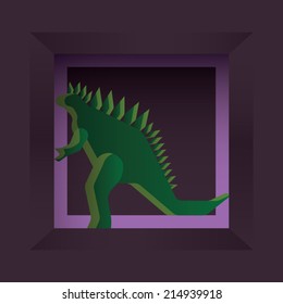 Fearful Halloween Character: lizard