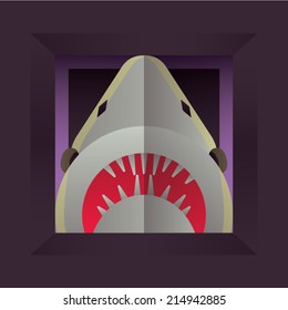 Fearful Halloween Character: Shark