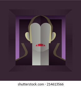 Fearful Halloween Character: Vampire
