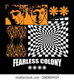fearless colony edgy streetwear fashion design
