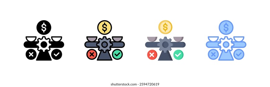 Feasibility Icon Element For Design