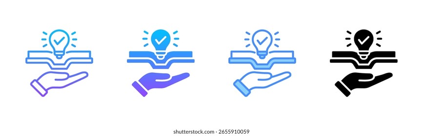 Conjunto de Ícones de Vários Estilos de Estudos de Viabilidade