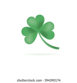 Feast day of St. Patrick. Clover. Ireland. 3 leaf