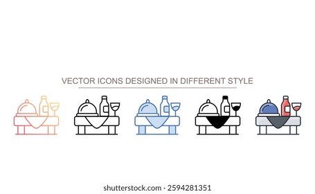 Feast icon design with white background stock illustration