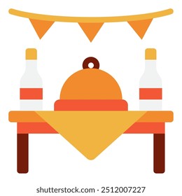 Feast icon for web, app, infographic, etc