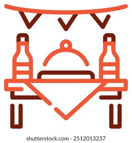 Feast icon for web, app, infographic, etc