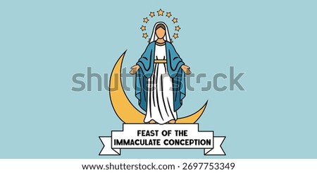 Feast of the Immaculate Conception Illustration