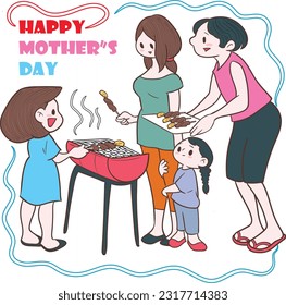 A feast for mom in the house