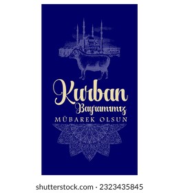 Feast of the Sacrifice (Eid al-Adha Mubarak) Feast of the Sacrifice Greeting (Turkish: Kurban Bayraminiz Kutlu Olsun) Holy days of muslim community. kutlu olsun