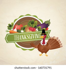 Feast of Thanksgiving. Vector illustration