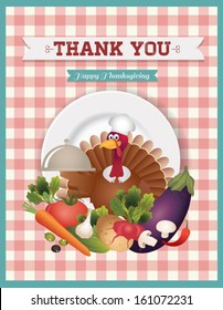 Feast of Thanksgiving. Vector illustration