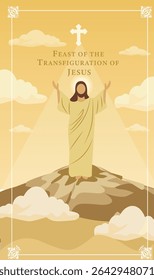 Feast of the Transfiguration of Jesus: Illustrations with Light and Symbols