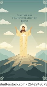 Feast of the Transfiguration of Jesus: Illustrations with Light and Symbols