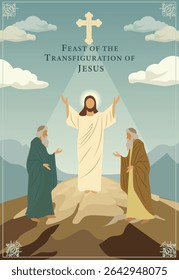 Feast of the Transfiguration of Jesus: Illustrations with Light and Symbols