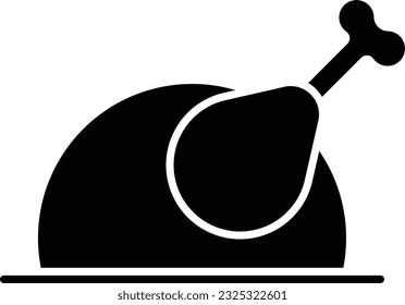 feast turkey chicken dinner cranberries Glyph