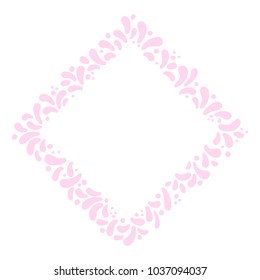 Feast vector frame Art graphics for Celebration decorate. Set of colorful frames. Element for wedding or birthday party design invitation, gift card, flyer, brochure, banner, badge, icon, poster