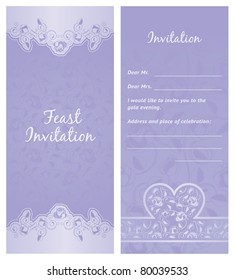 Feast-invitation, background, design element