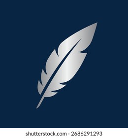 feather abstract logo modern style