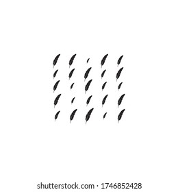 Feather background pattern illustration design