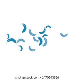 Feather background wallpaper ilustration vector