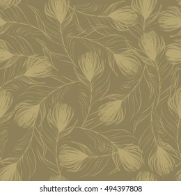feather bird beige