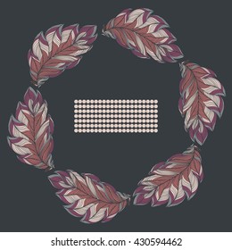 the feather of a bird pattern