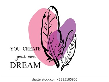 vector de diseño de color de plumas y bloques 