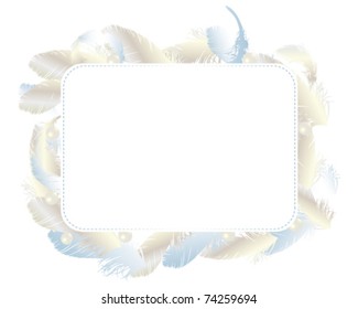 feather card