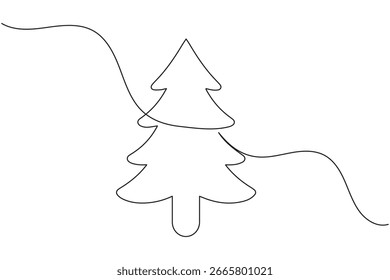 Feather continuous one line drawing minimalist style on white background