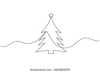 Feather continuous one line drawing minimalist style on white background