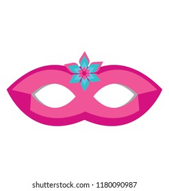 
Feather decorated eye mask 
