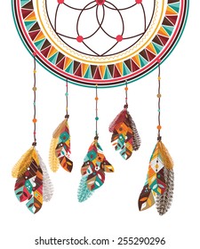 feather decoration design, vector illustration eps10 graphic 