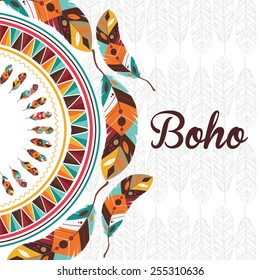 feather decoration design, vector illustration eps10 graphic 