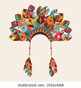 feather decoration design, vector illustration eps10 graphic 