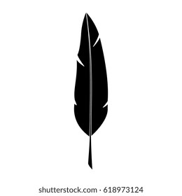 feather decorative isolated icon