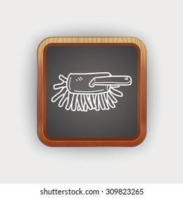 feather duster doodle