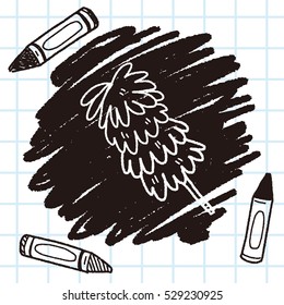 feather duster doodle