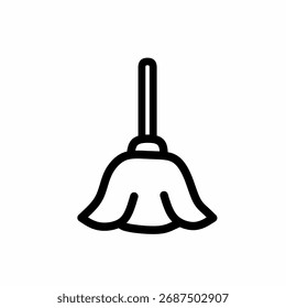 Feather duster icon vector illustration for cleaning service