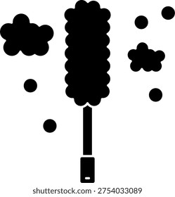 Feather duster Line vector Icon Design