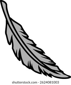 feather fall illustration design vector