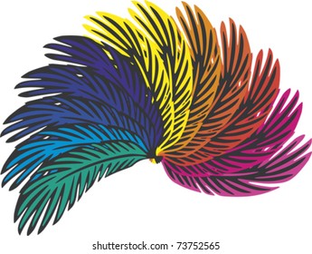 Feather fan