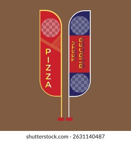 Feather flag food design grow your business