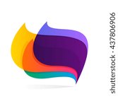 Feather or flags icon. Colorful vector design for banner, presentation, web page, app icon, card, labels or posters.