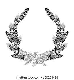 feather free spirit rustic decoration ornate