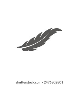 Feather Icon Design Illustration Vektorgrafik, geeignet für Ihre Design-Bedürfnisse, Logo, Illustration, Animation, etc.