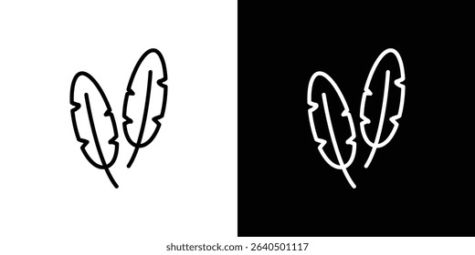 Feather icon Graphic vector set for ui design