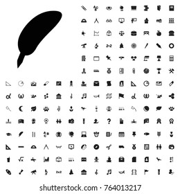 Feather icon illustration isolated vector sign symbol. education icons set for web and mobile.