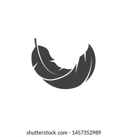 feather icon illustration vector template design