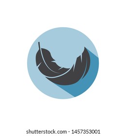 feather icon illustration vector template design