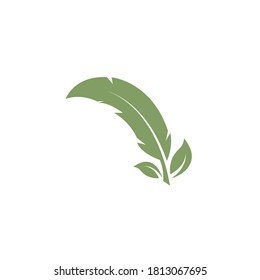 feather icon illustration vector template design